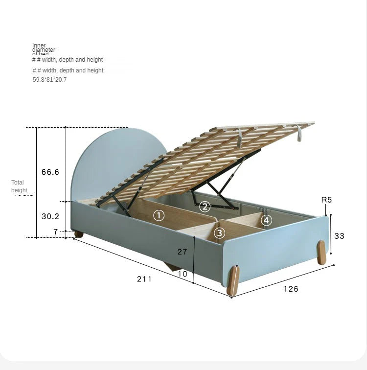 Kids solid wood Bed