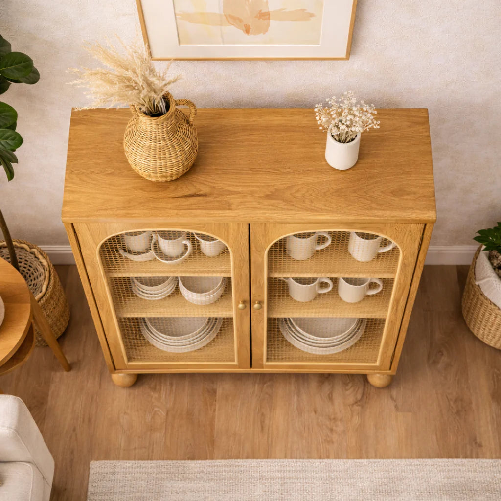 Valencia Rattan Large Crockery Unit