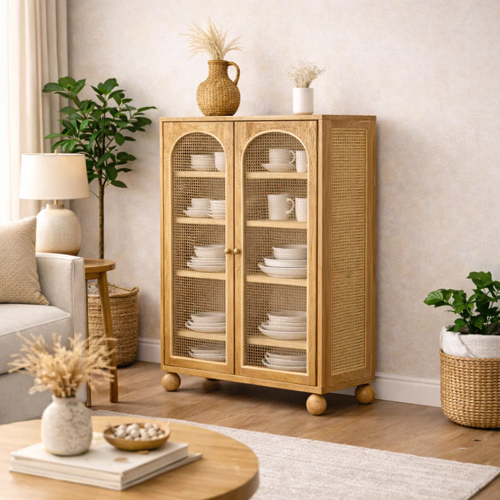Valencia Rattan Large Crockery Unit