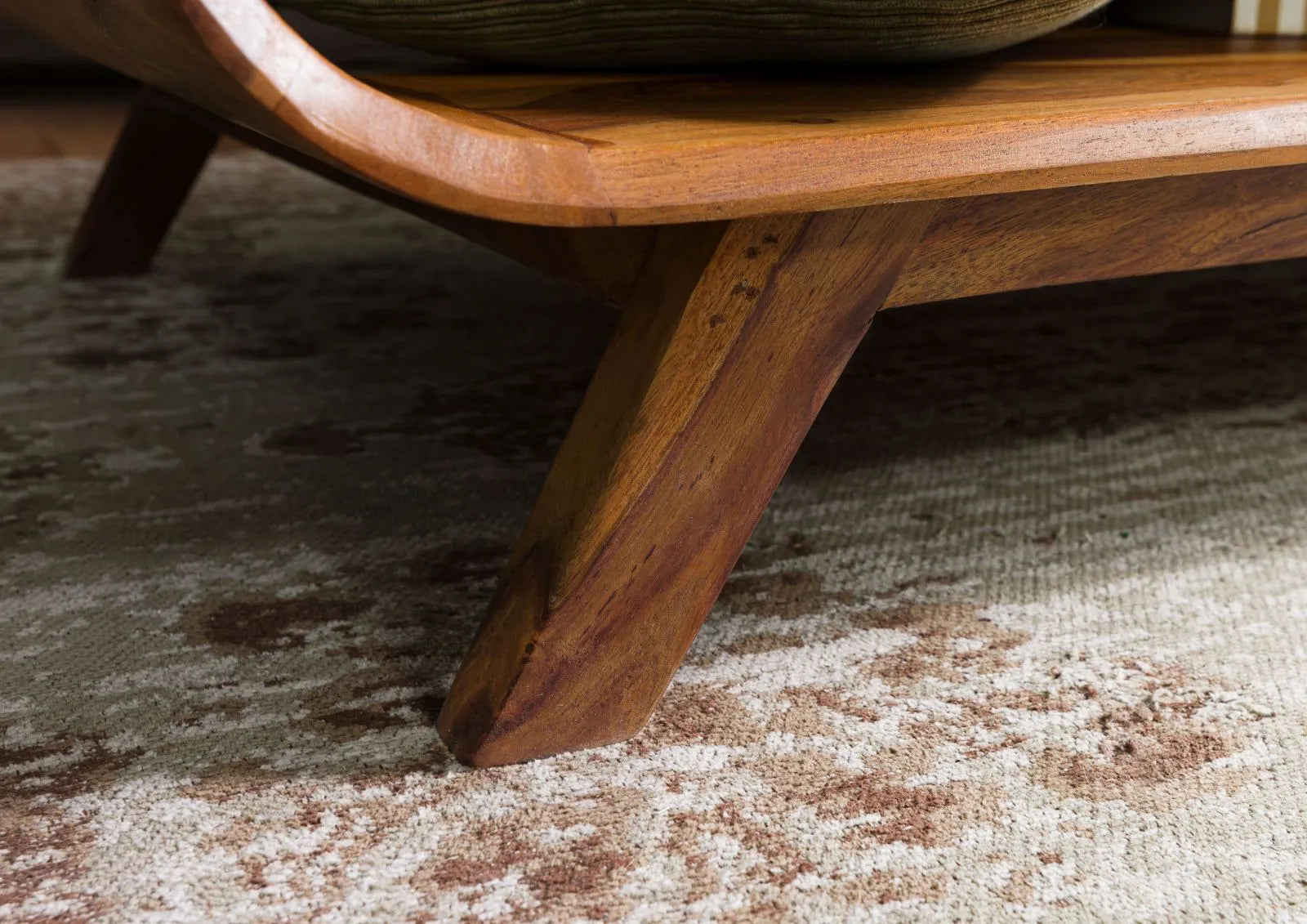 Marwar Solid Sheesham Wood Coffee Table with Open Storage