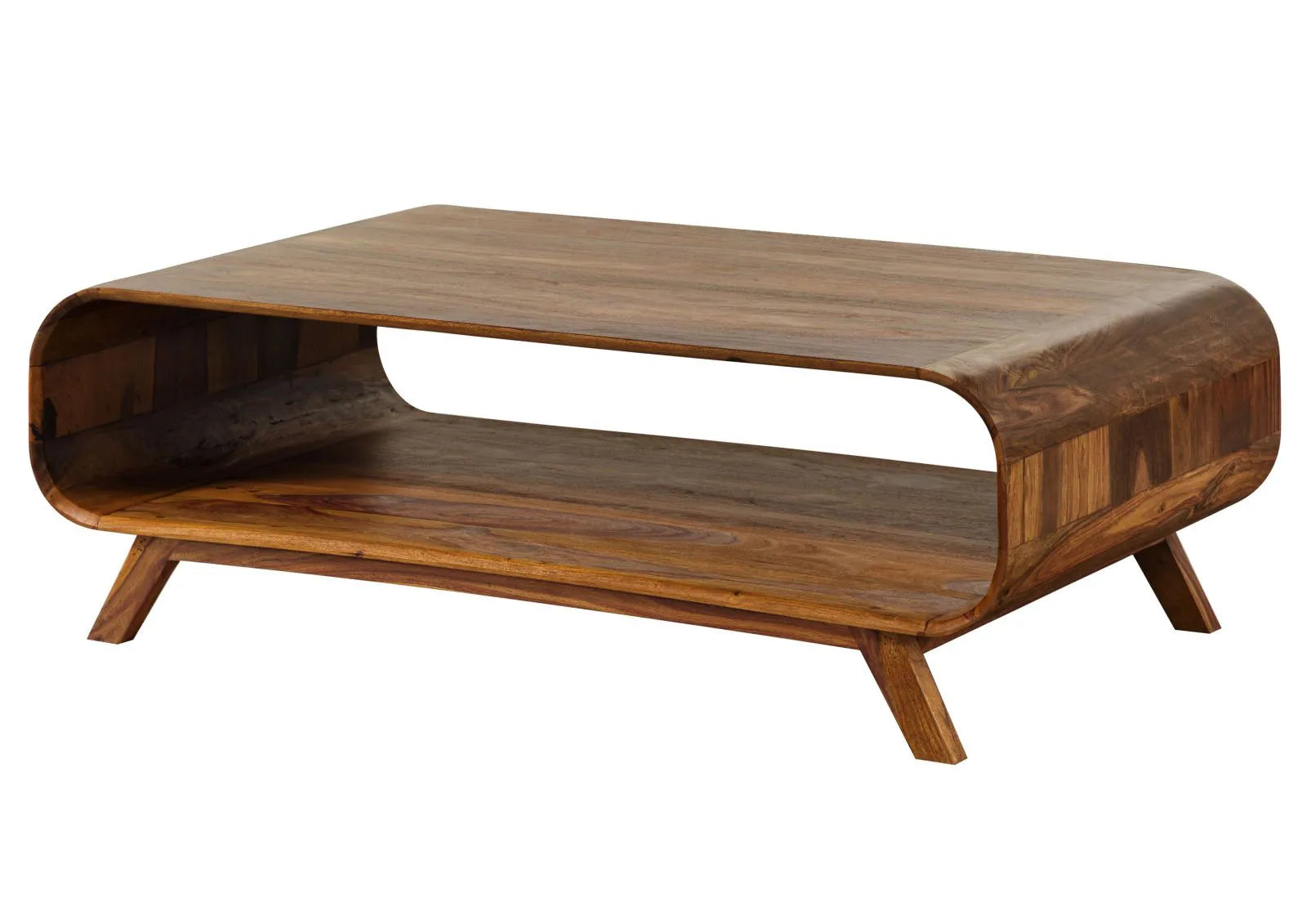 Marwar Solid Sheesham Wood Coffee Table with Open Storage