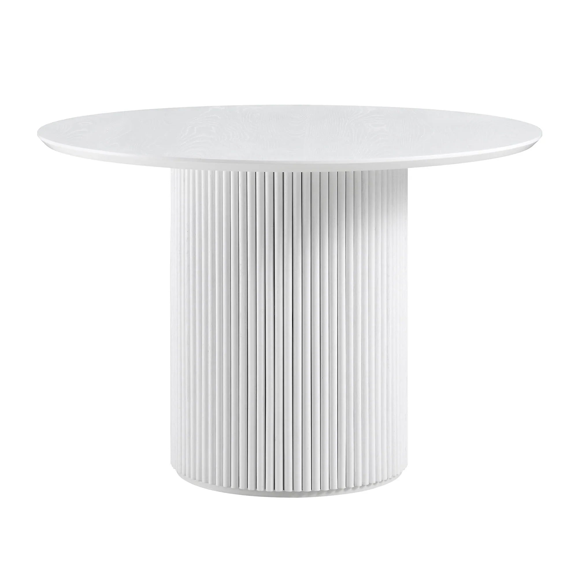 Velin Round Solidwood Pedestal Dining Table