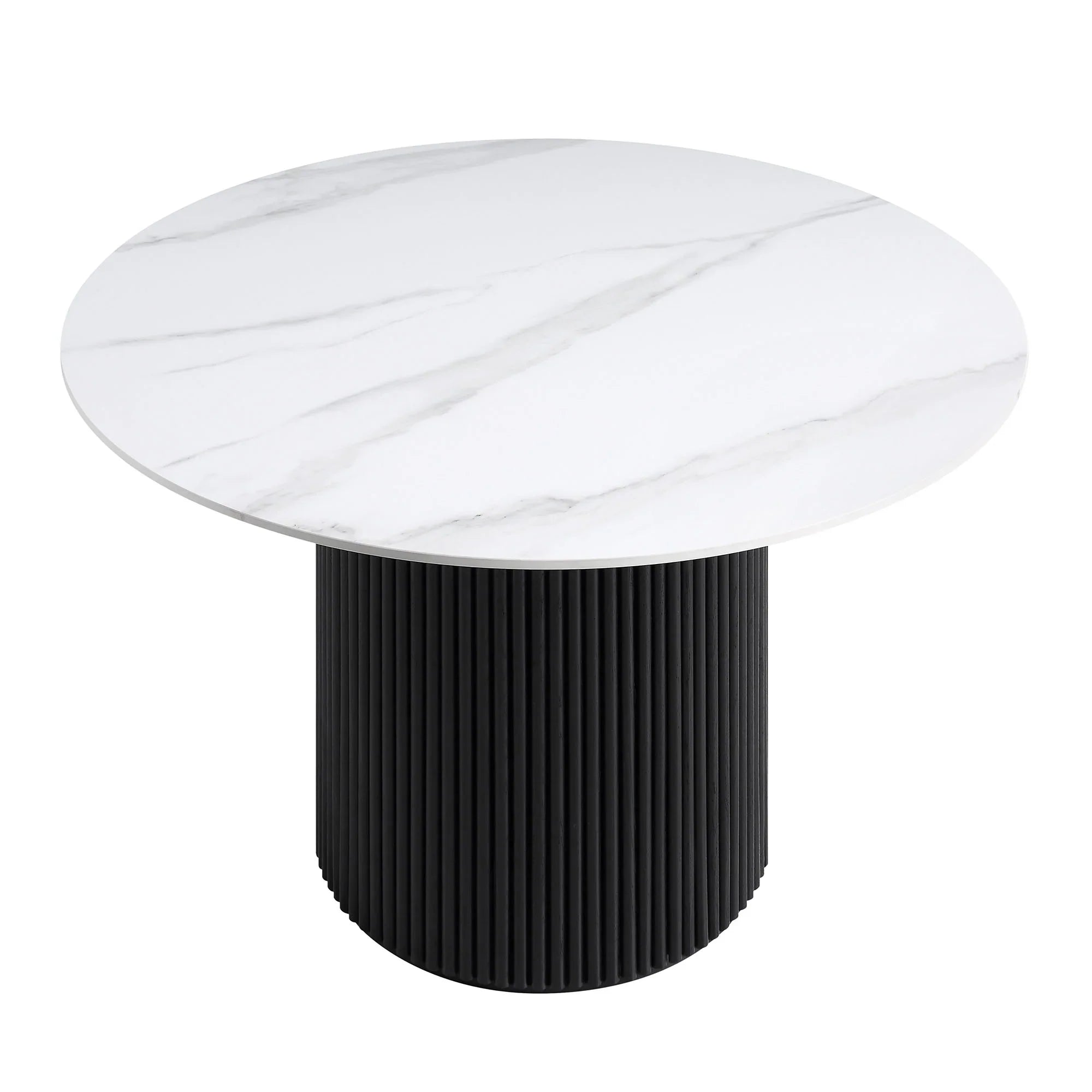 Velin Round Solidwood Pedestal Dining Table