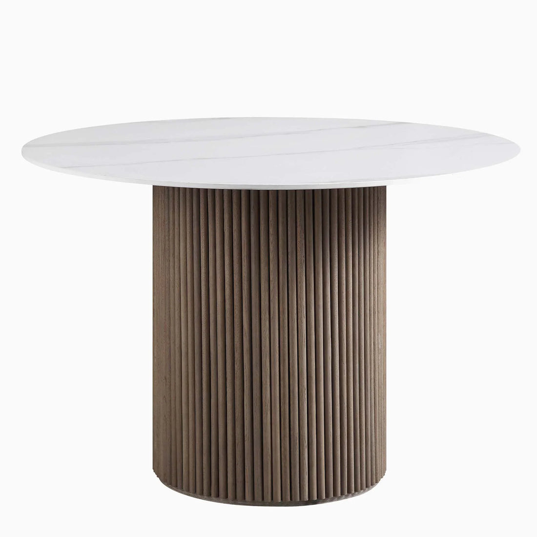 Velin Round Solidwood Pedestal Dining Table