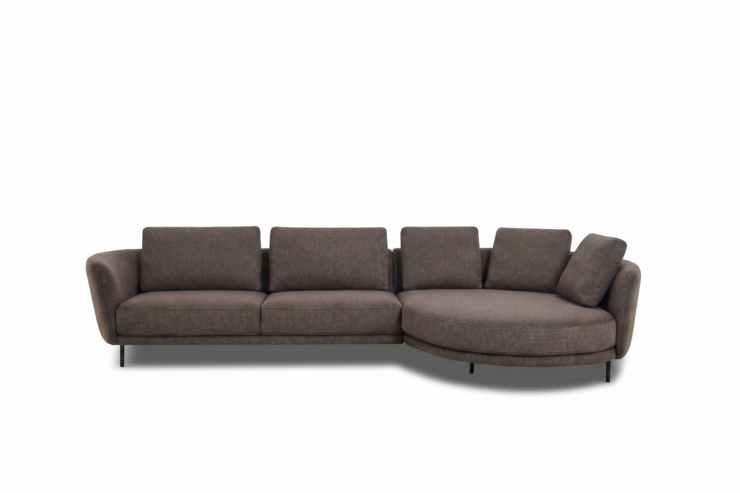 Aria 4-Seater L-Shaped Corner Sofa with Right-Facing Chaise