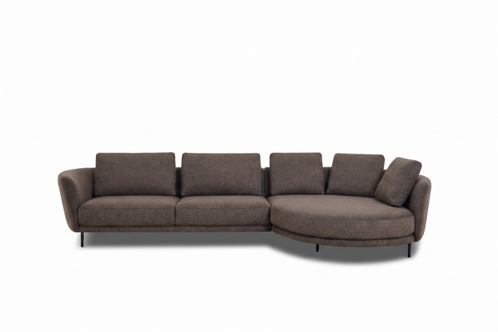 Aria 4-Seater L-Shaped Corner Sofa with Right-Facing Chaise