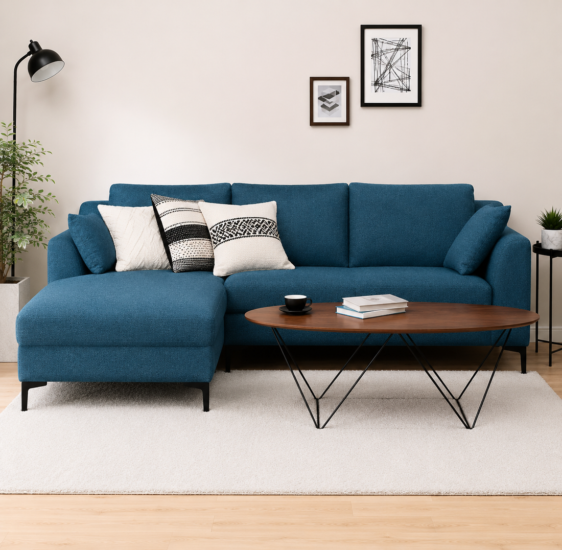 Casella 2-Seater Sectional Sofa with Left Chaise Lounge