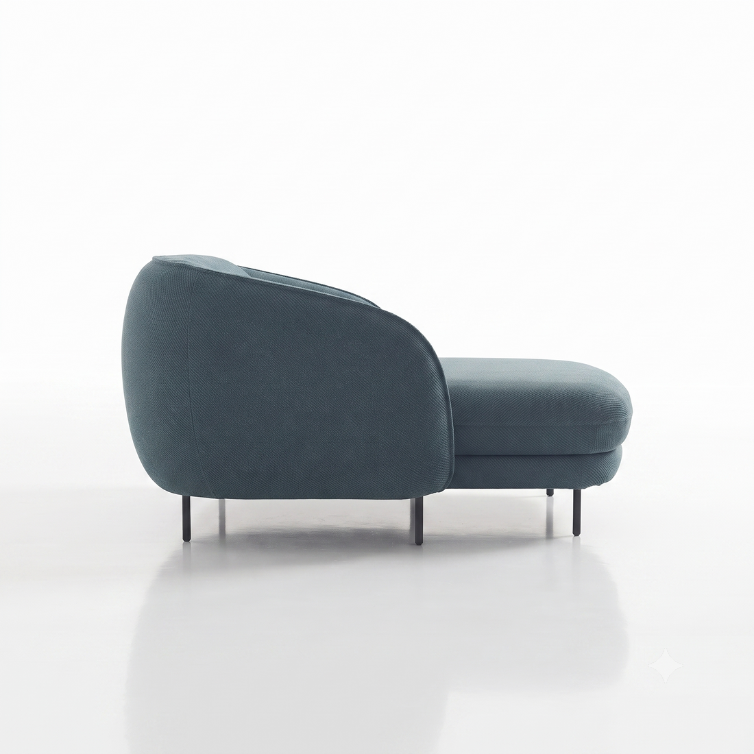 Verona 3 Seater L Shape Sofa with Right Chaise Lounge and Accent Pillows