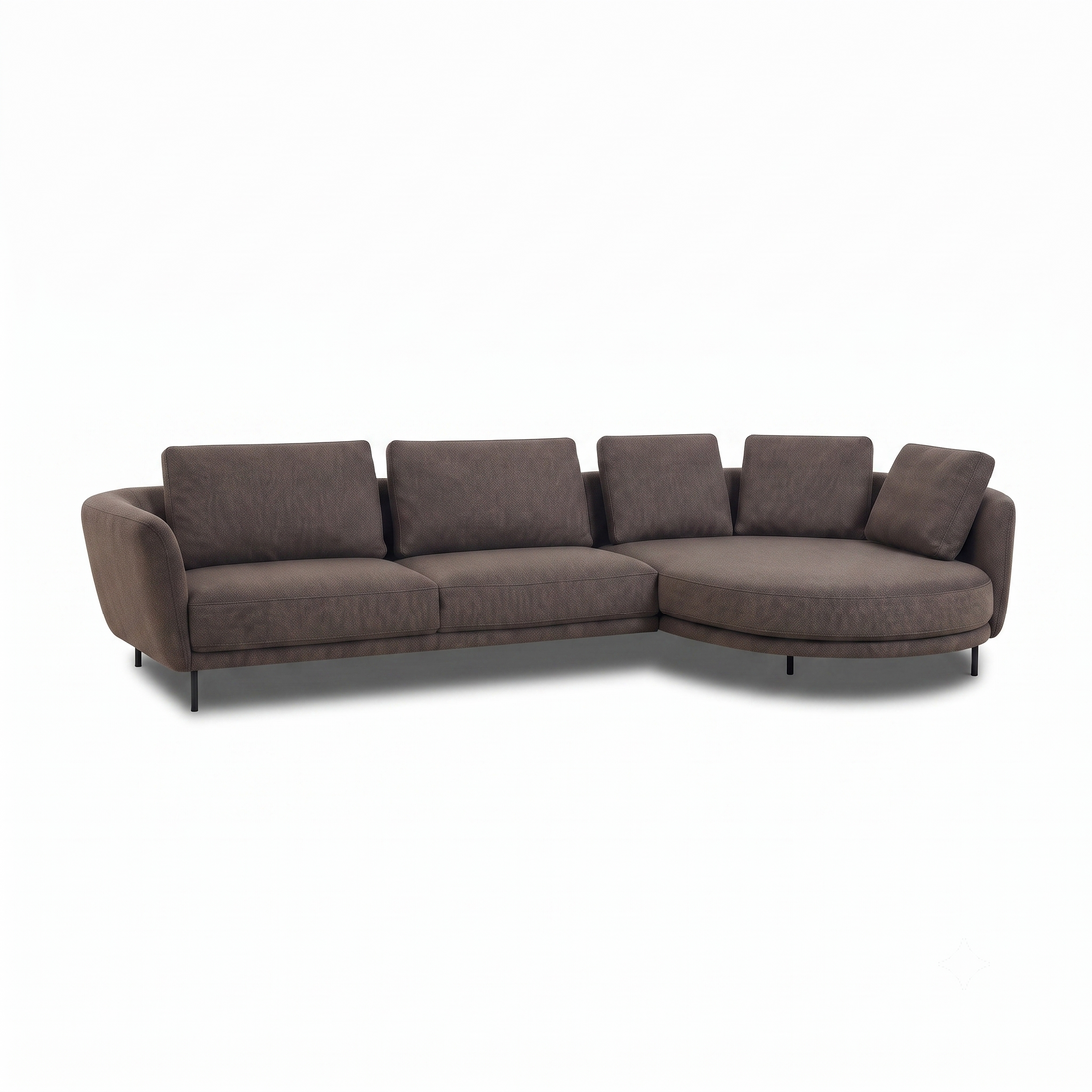 Aria 4-Seater L-Shaped Corner Sofa with Right-Facing Chaise
