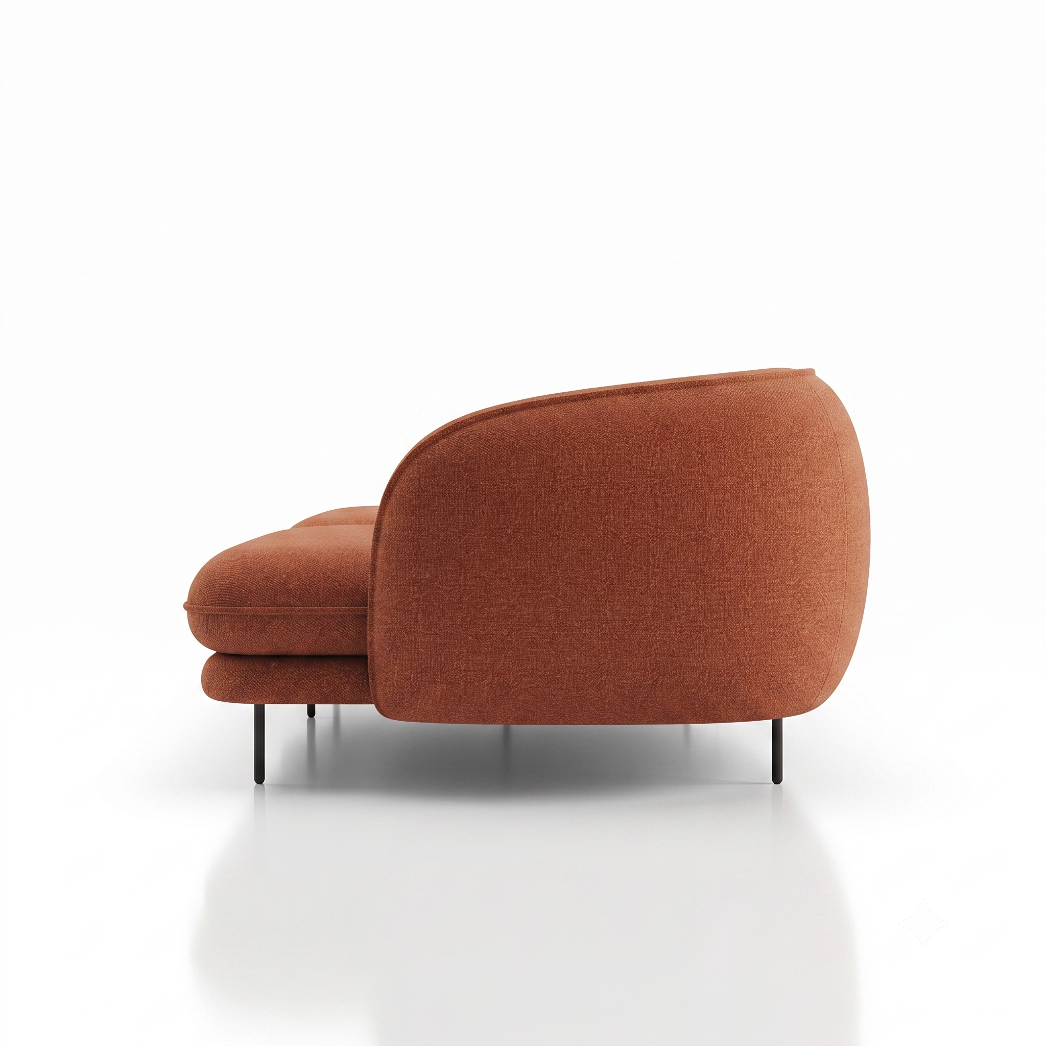 Verona 3 Seater L Shape Sofa with Right Chaise Lounge and Accent Pillows