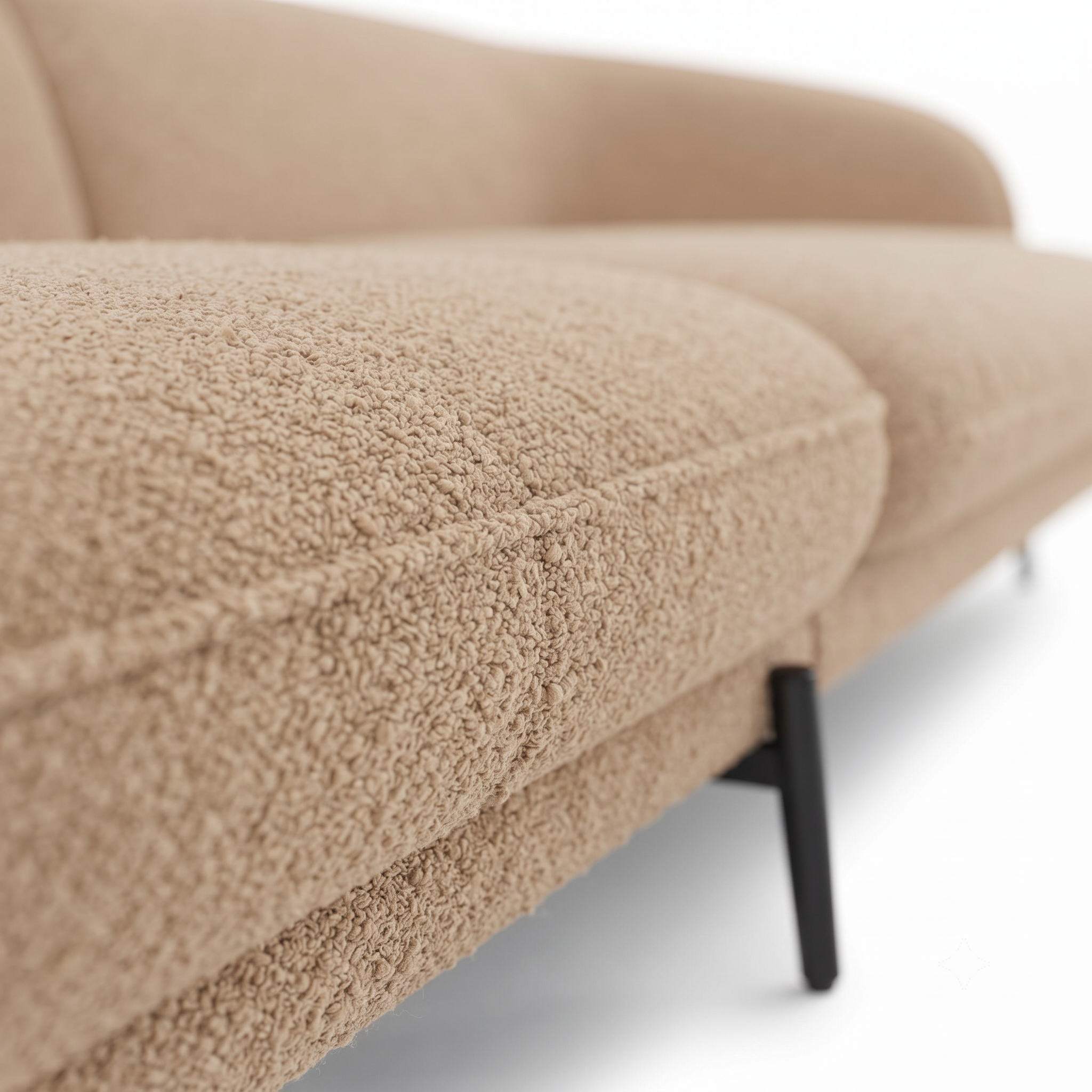 Verona 3 Seater L Shape Sofa with Right Chaise Lounge and Accent Pillows