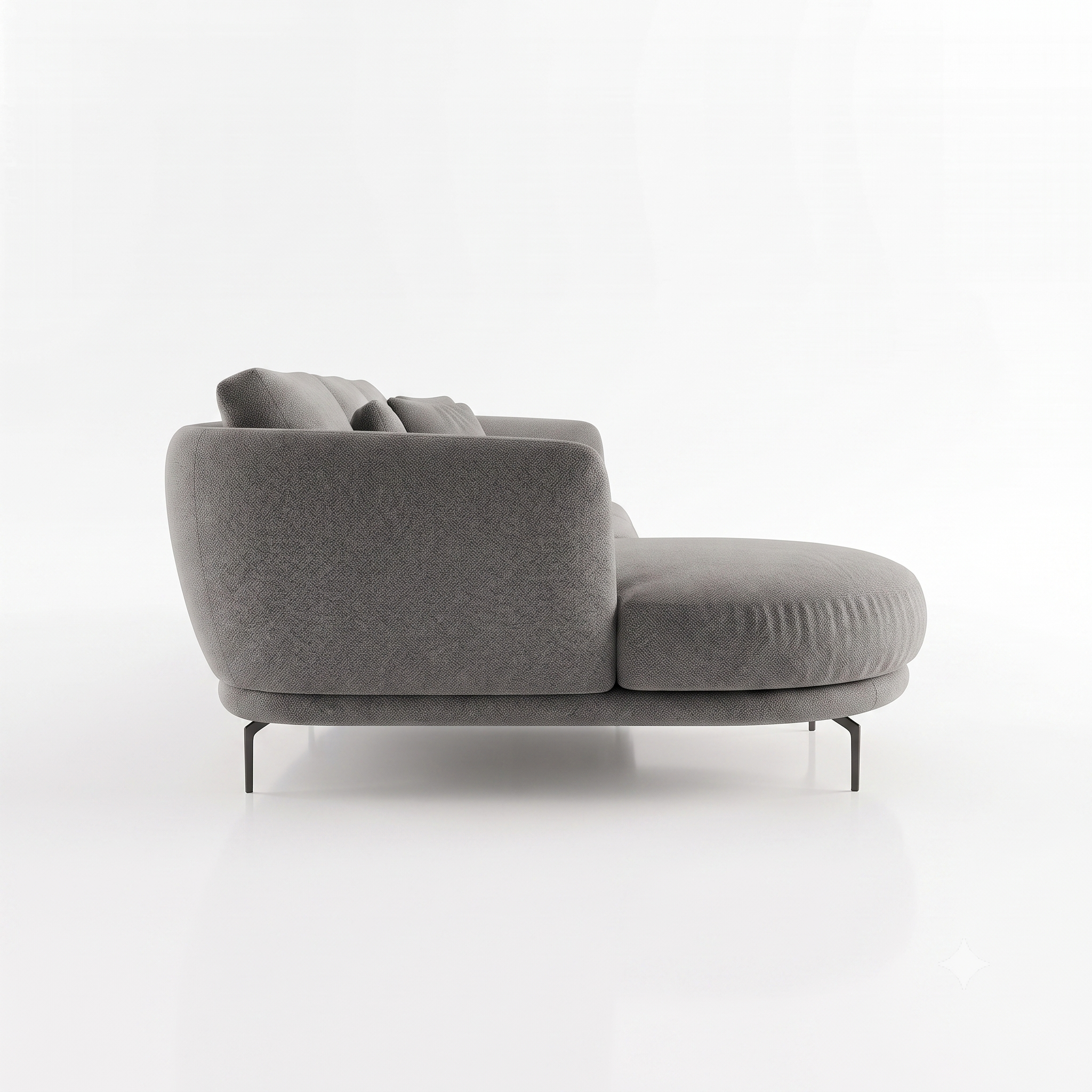 Aria 4-Seater L-Shaped Corner Sofa with Right-Facing Chaise