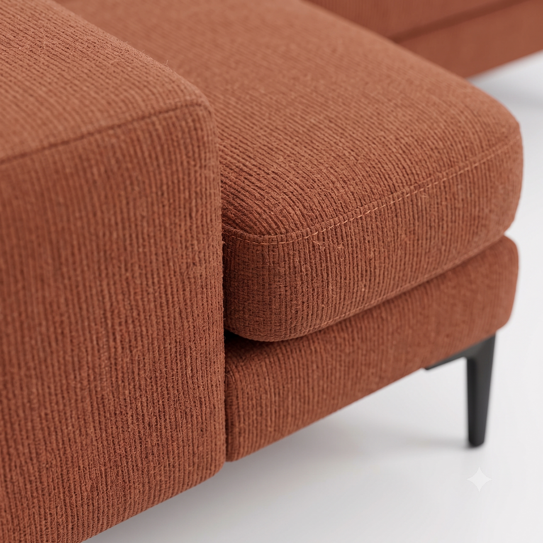 Nordic 3+1+1 Sofa Set — 3-Seater Sofa with 2 Matching Armchairs