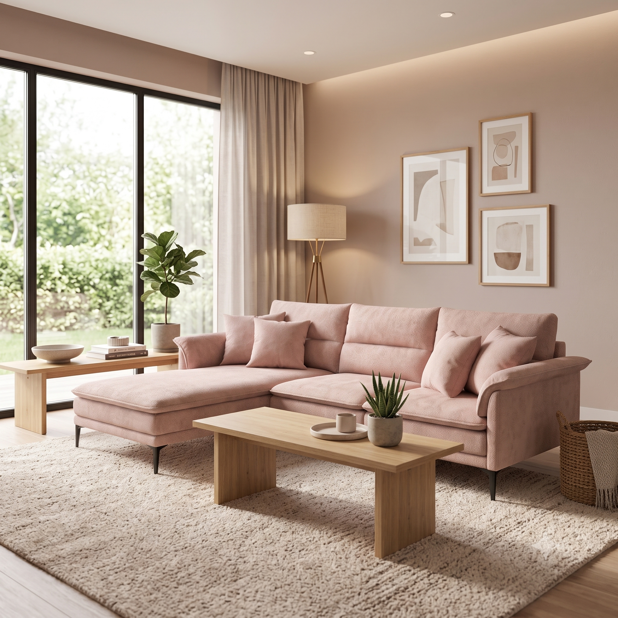 Aurora Sectional Sofa with Left Chaise Lounge