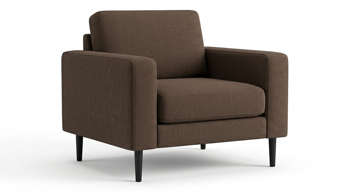 Nordic 3+1+1 Sofa Set — 3-Seater Sofa with 2 Matching Armchairs