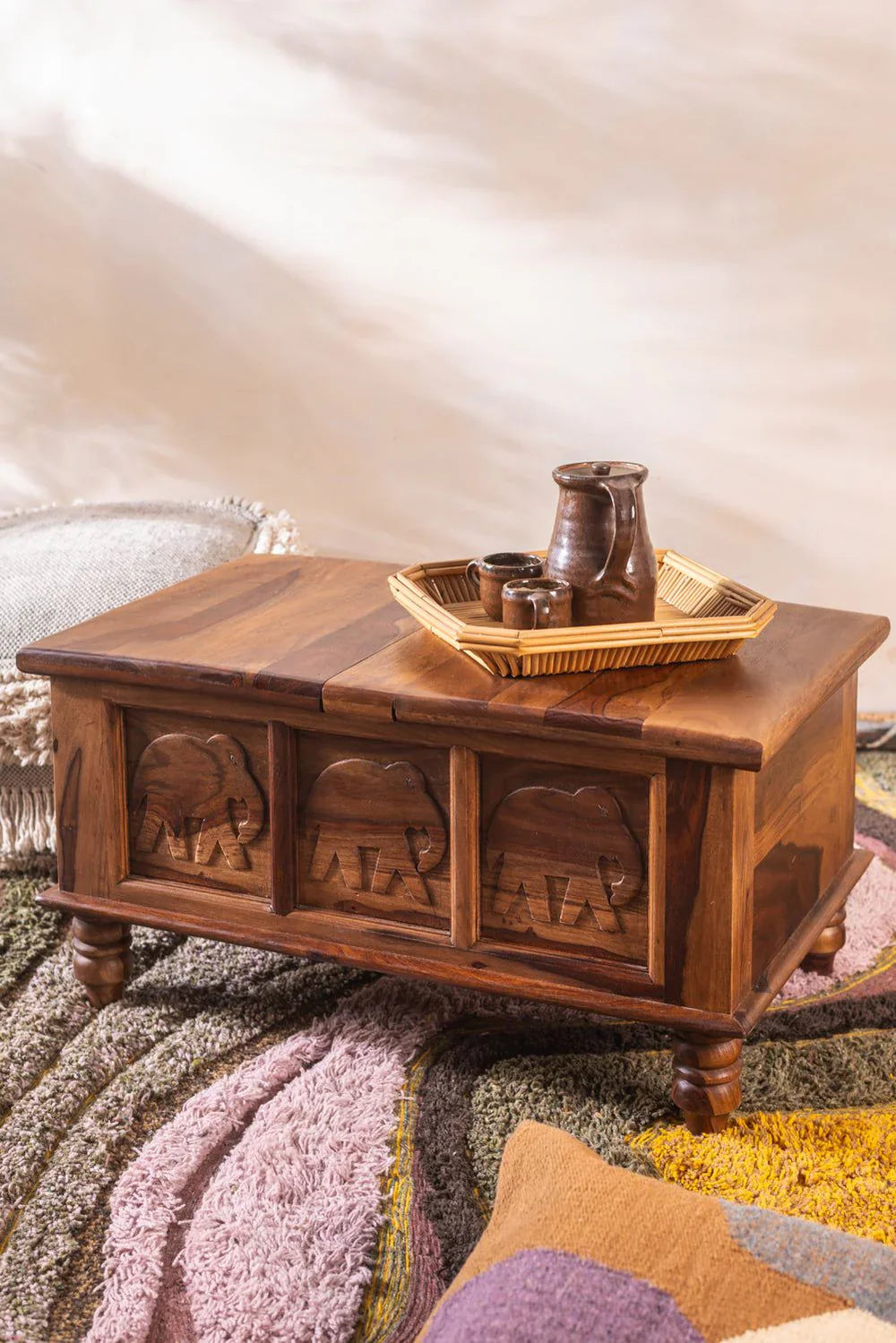 Sieraa Hathi Storage Coffee Table