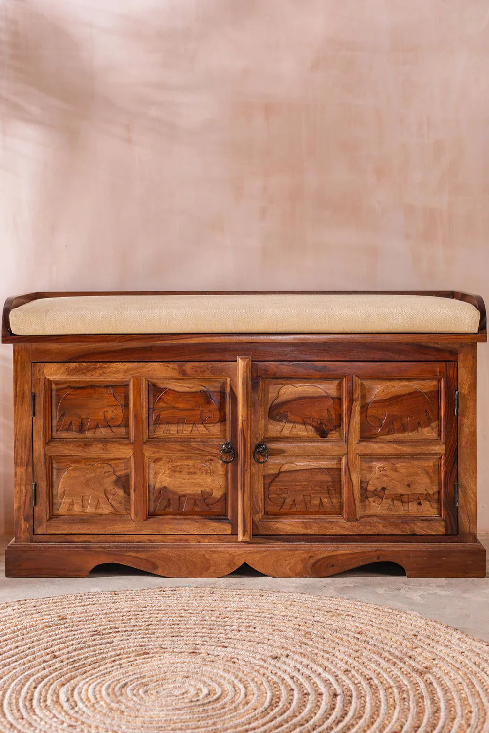 Sierra Hathi Storage Trunk with Cupboard