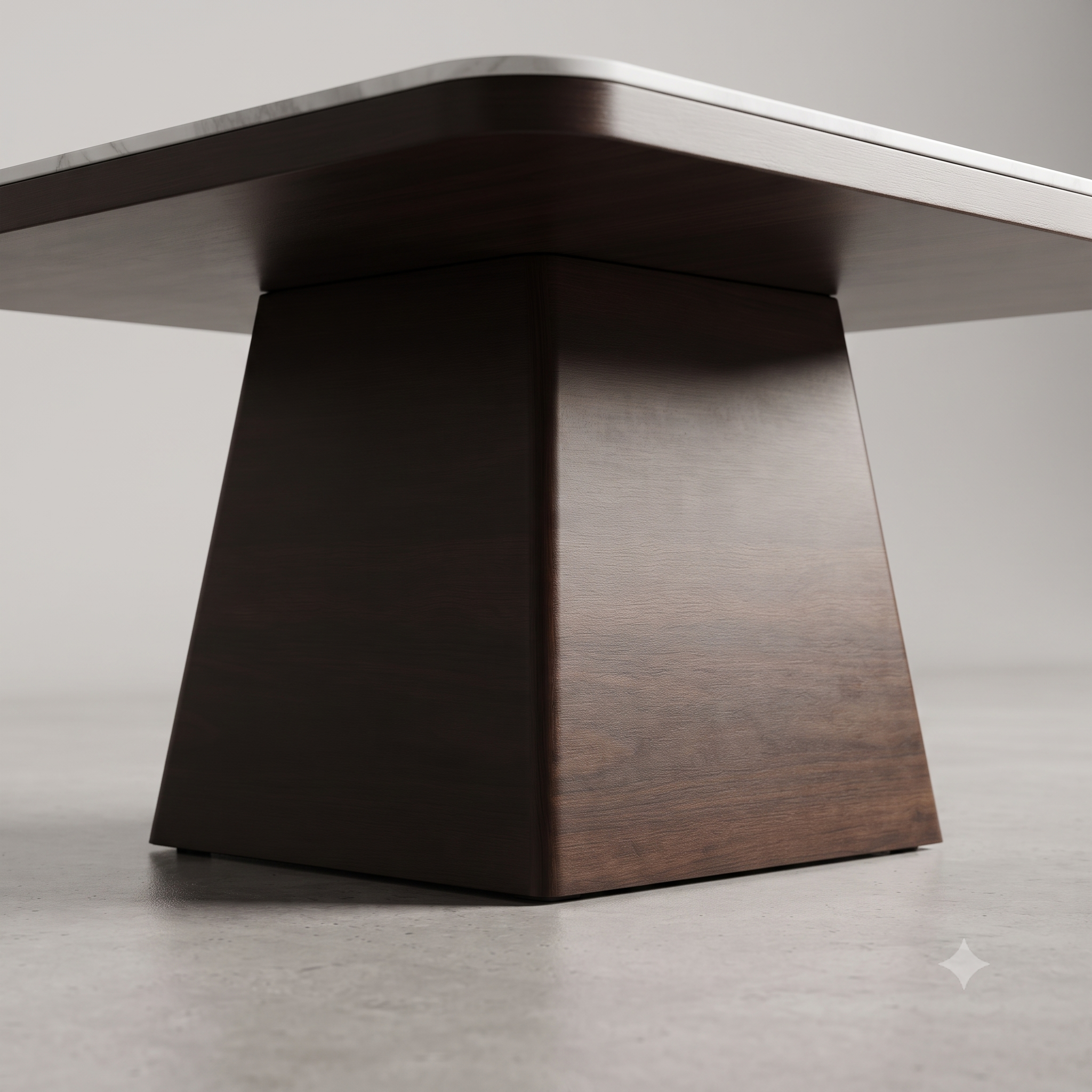 Geometric Nesting Marble Accent Table Set in Soft-Square Silhouettes