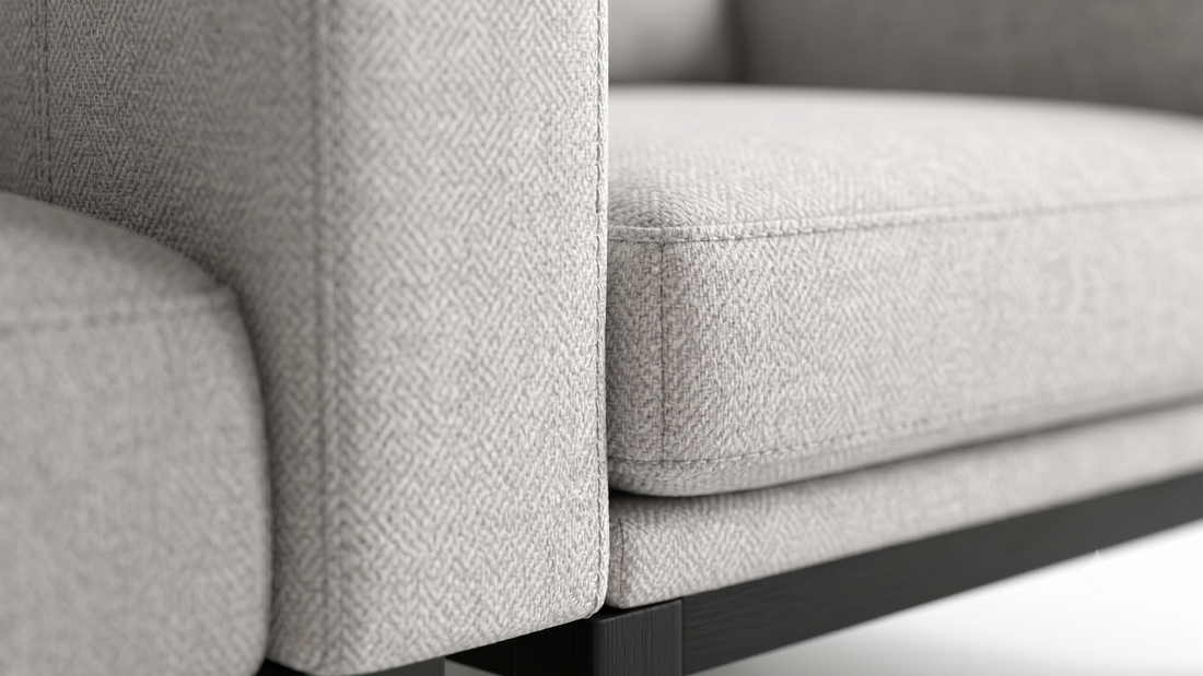 Nordic 3+1+1 Sofa Set — 3-Seater Sofa with 2 Matching Armchairs