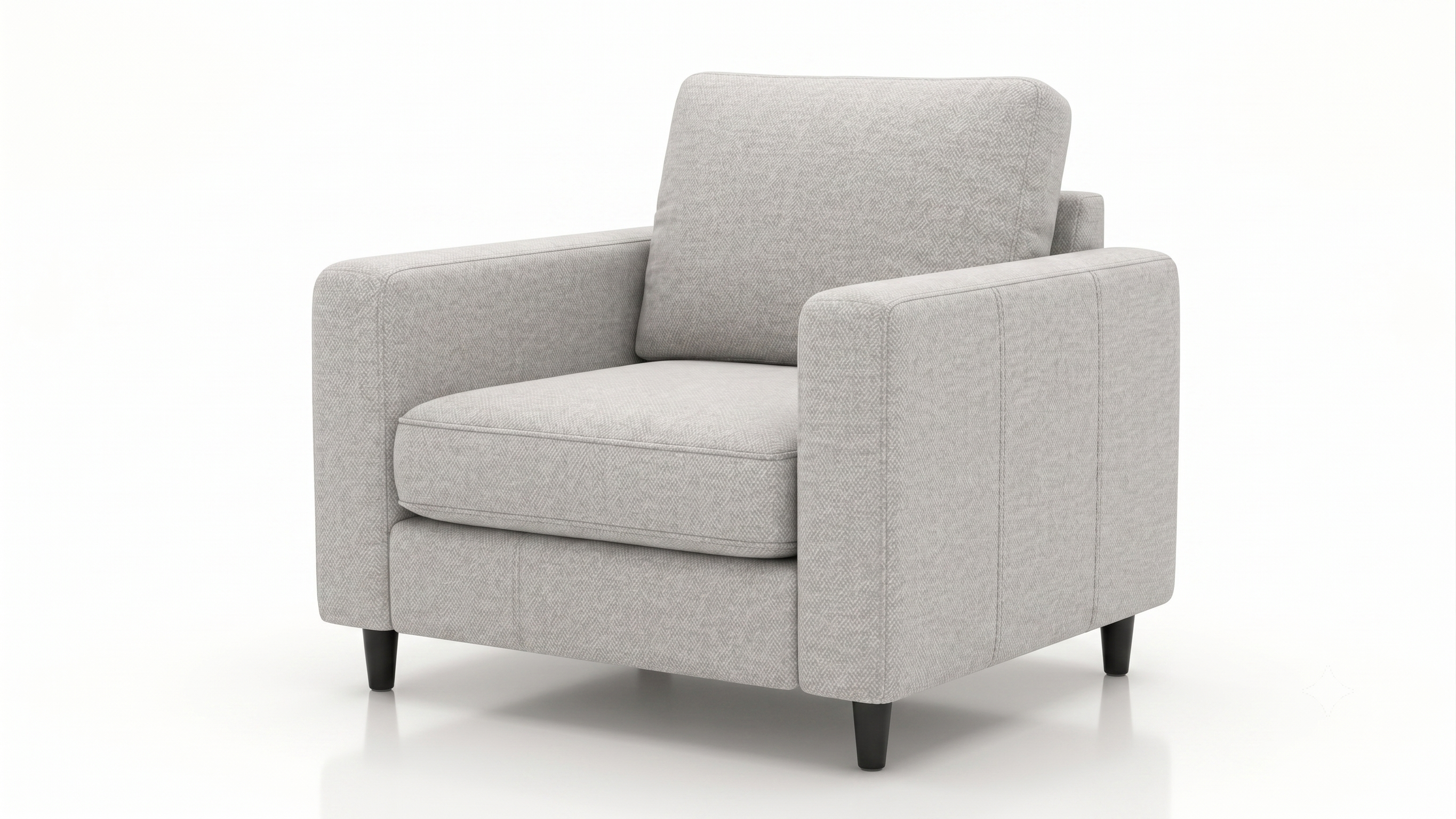 Nordic 3+1+1 Sofa Set — 3-Seater Sofa with 2 Matching Armchairs